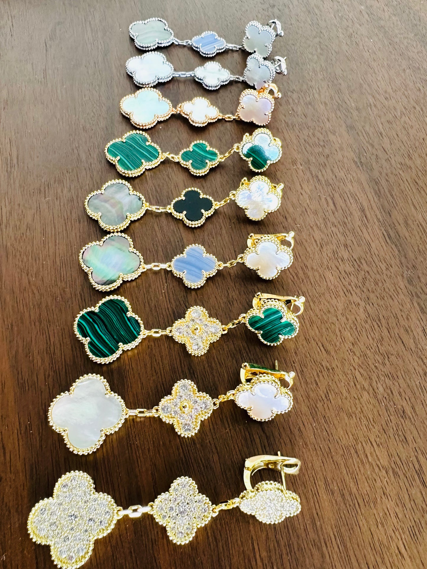 Triple Clover Earring