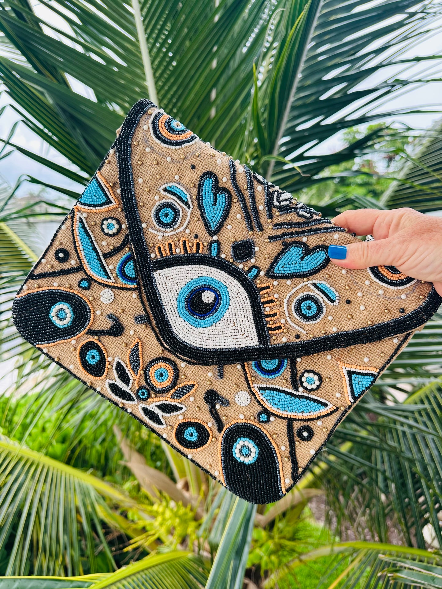 Bohemian Beaded Clutch