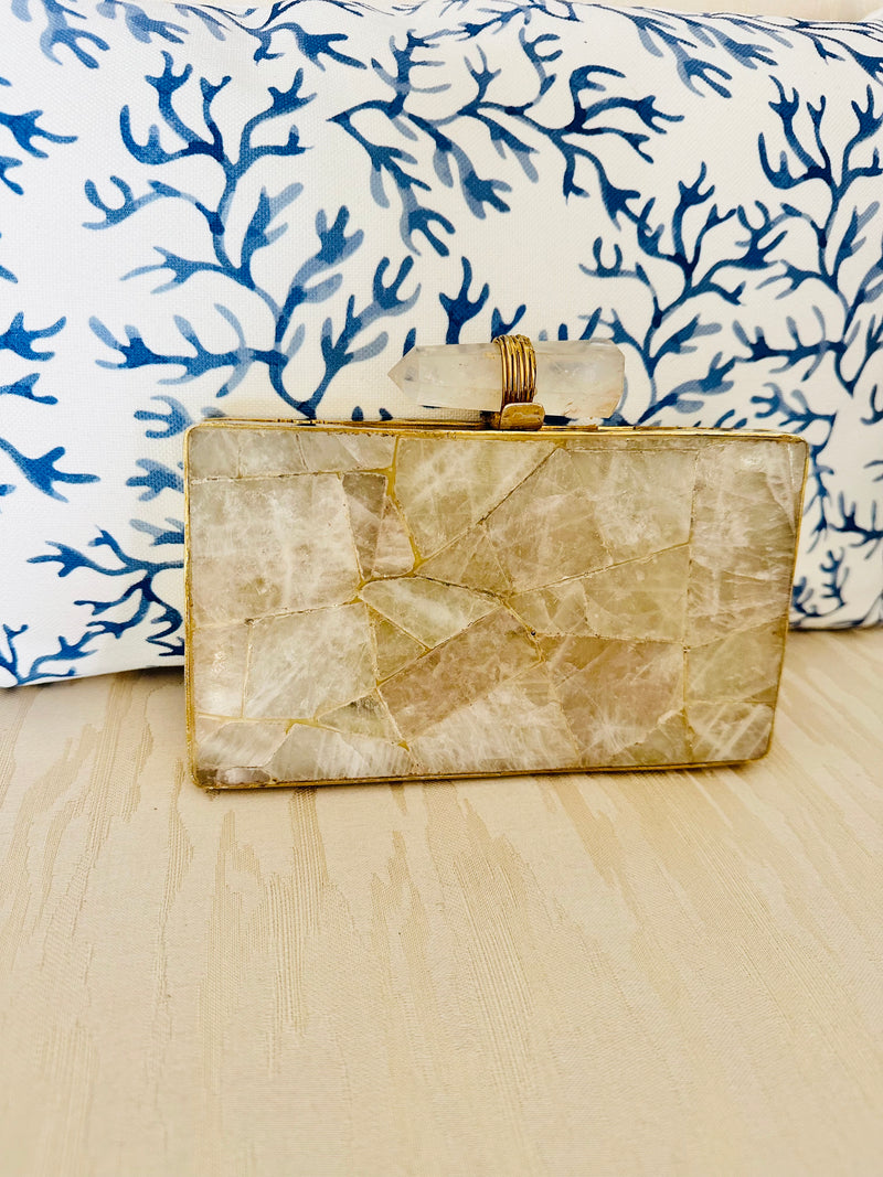 Double Sided Stone Clutch