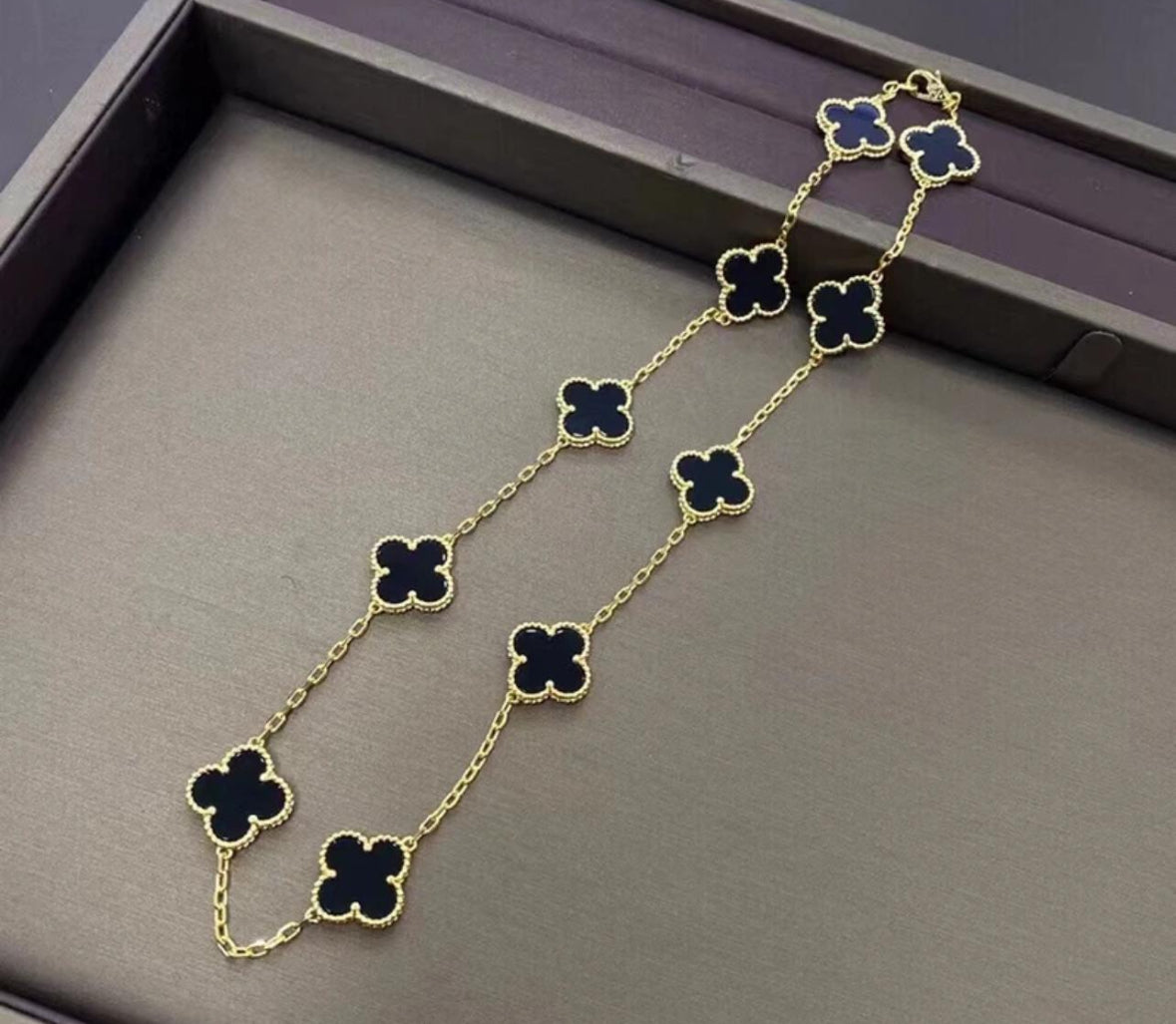 Multi 10 Clover Necklace
