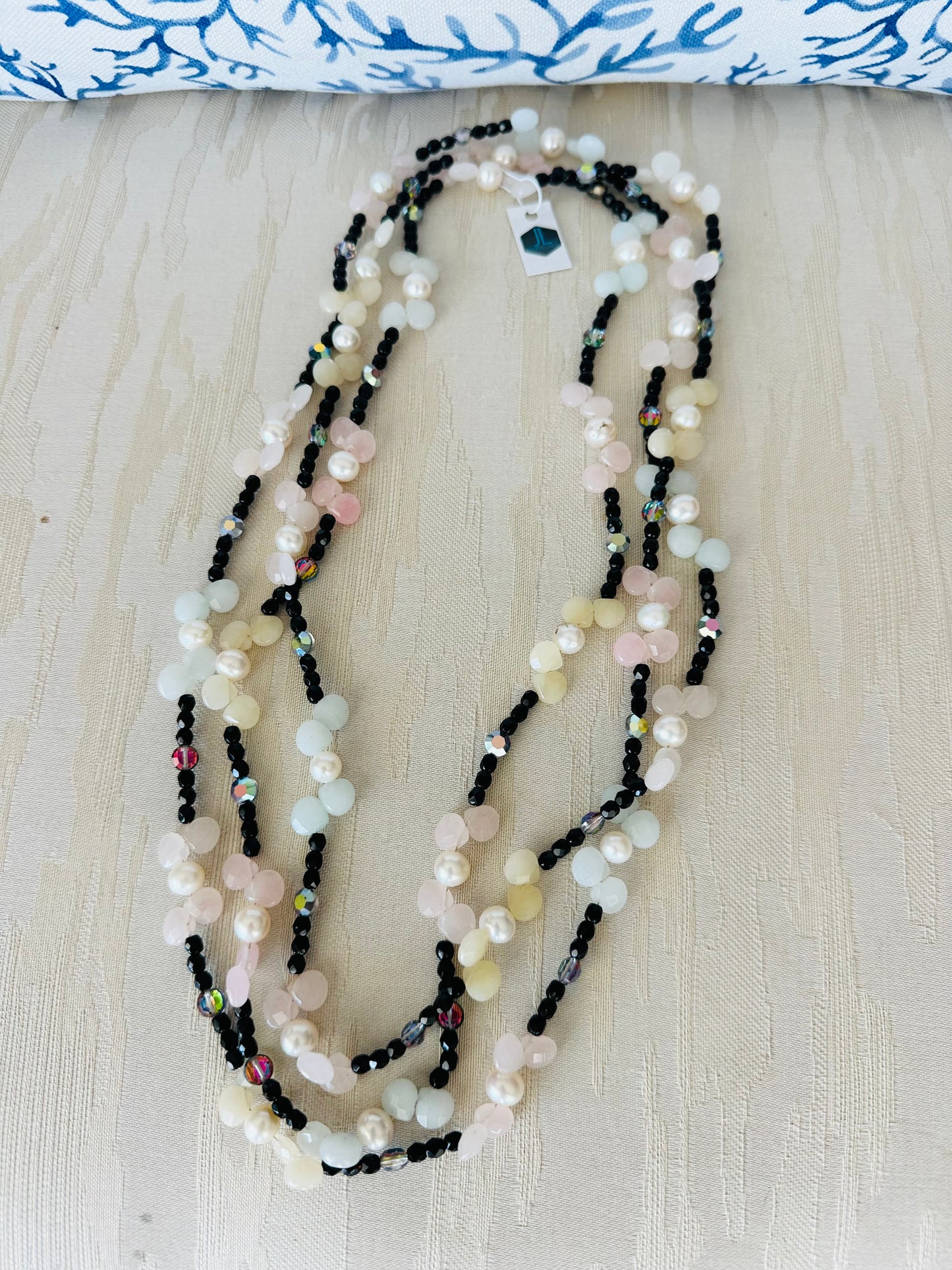 Triple layered Stone Necklace