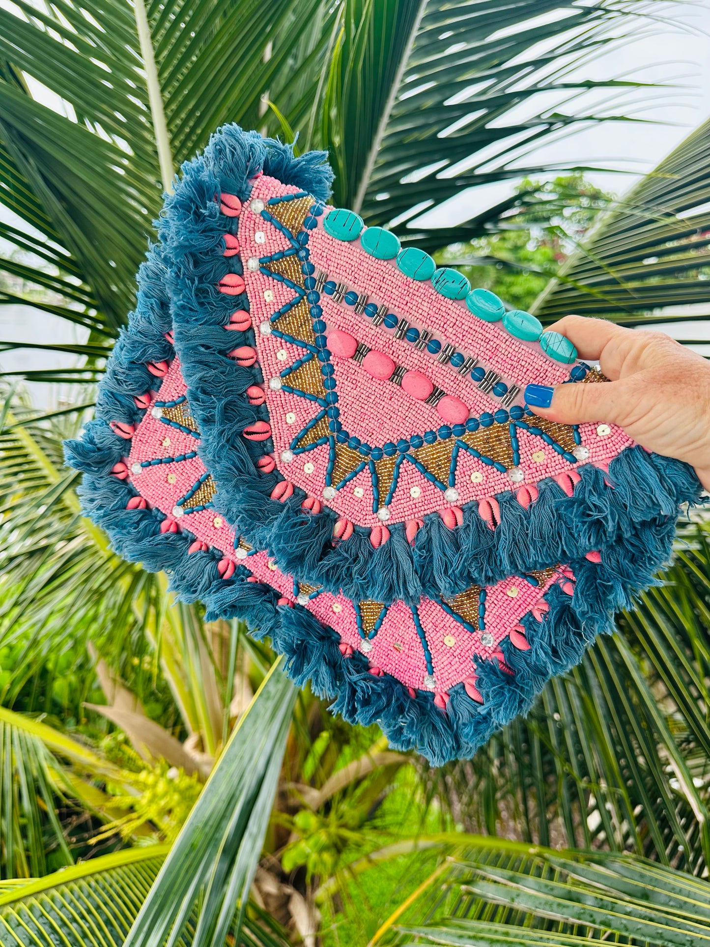 Bohemian Beaded Clutch