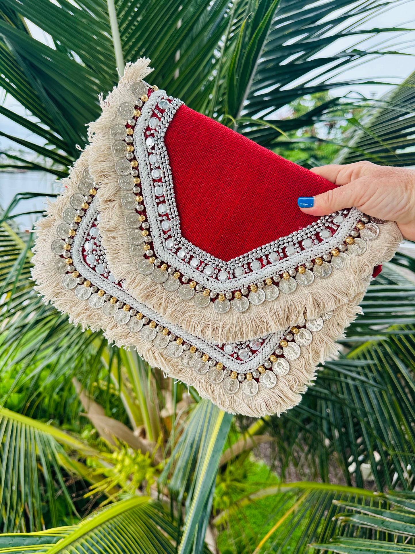 Bohemian Beaded Clutch