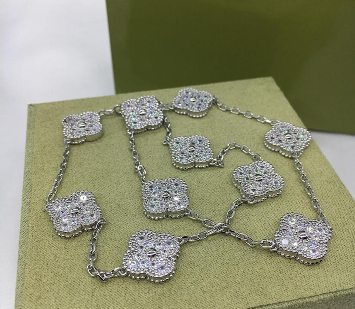 Multi 10 Clover Necklace