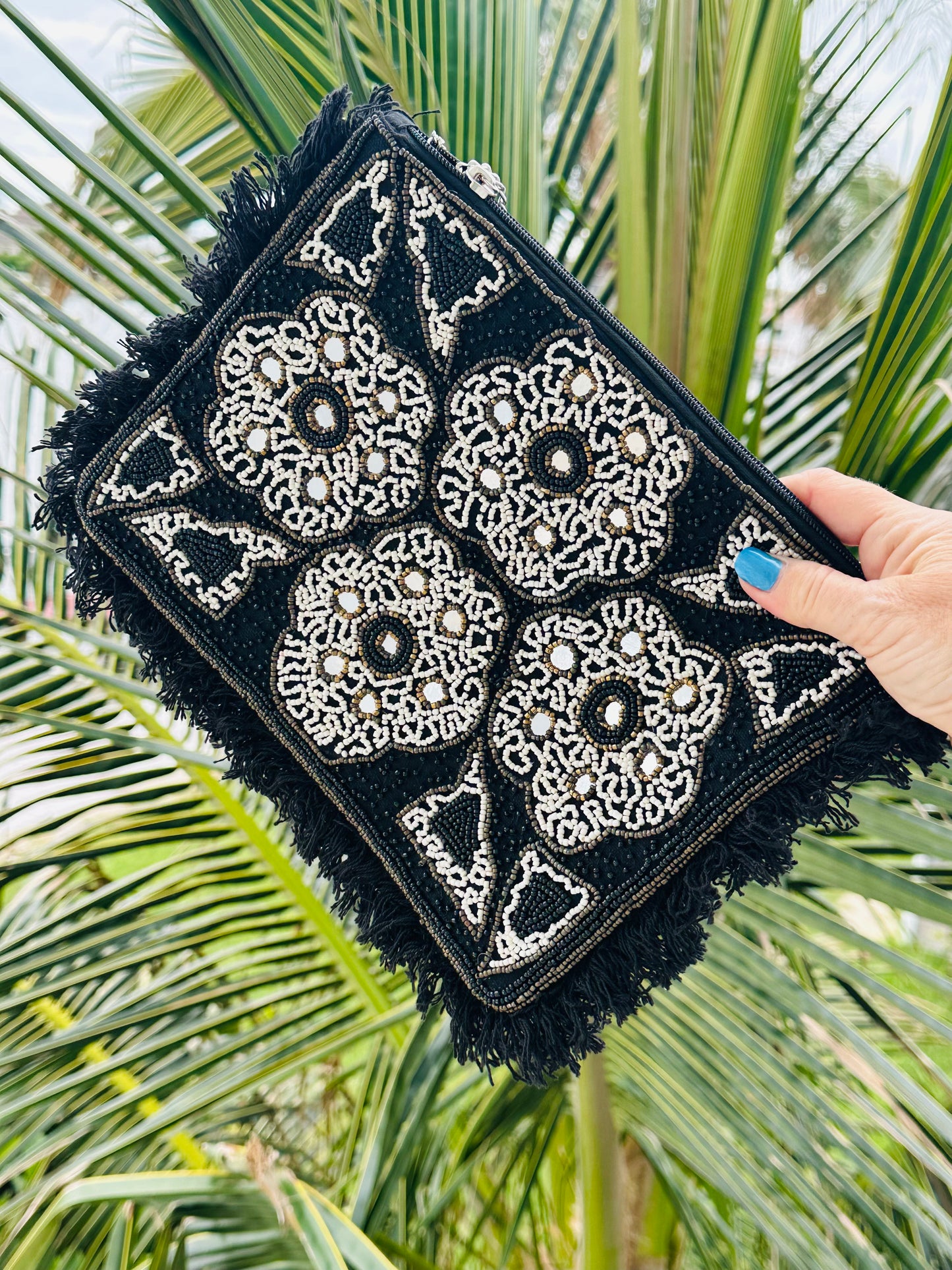 Bohemian Beaded Clutch