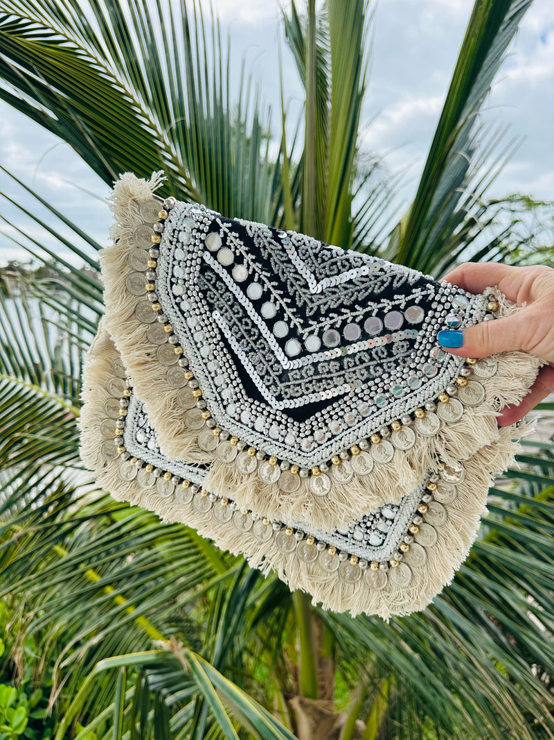 Bohemian Beaded Clutch