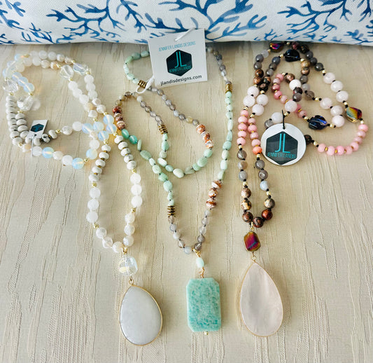 Pendant Gemstone Necklace