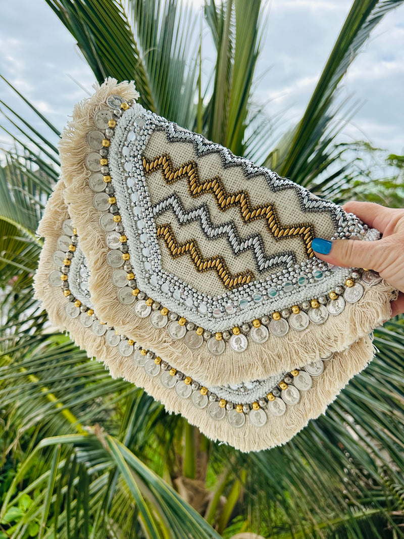 Bohemian Beaded Clutch