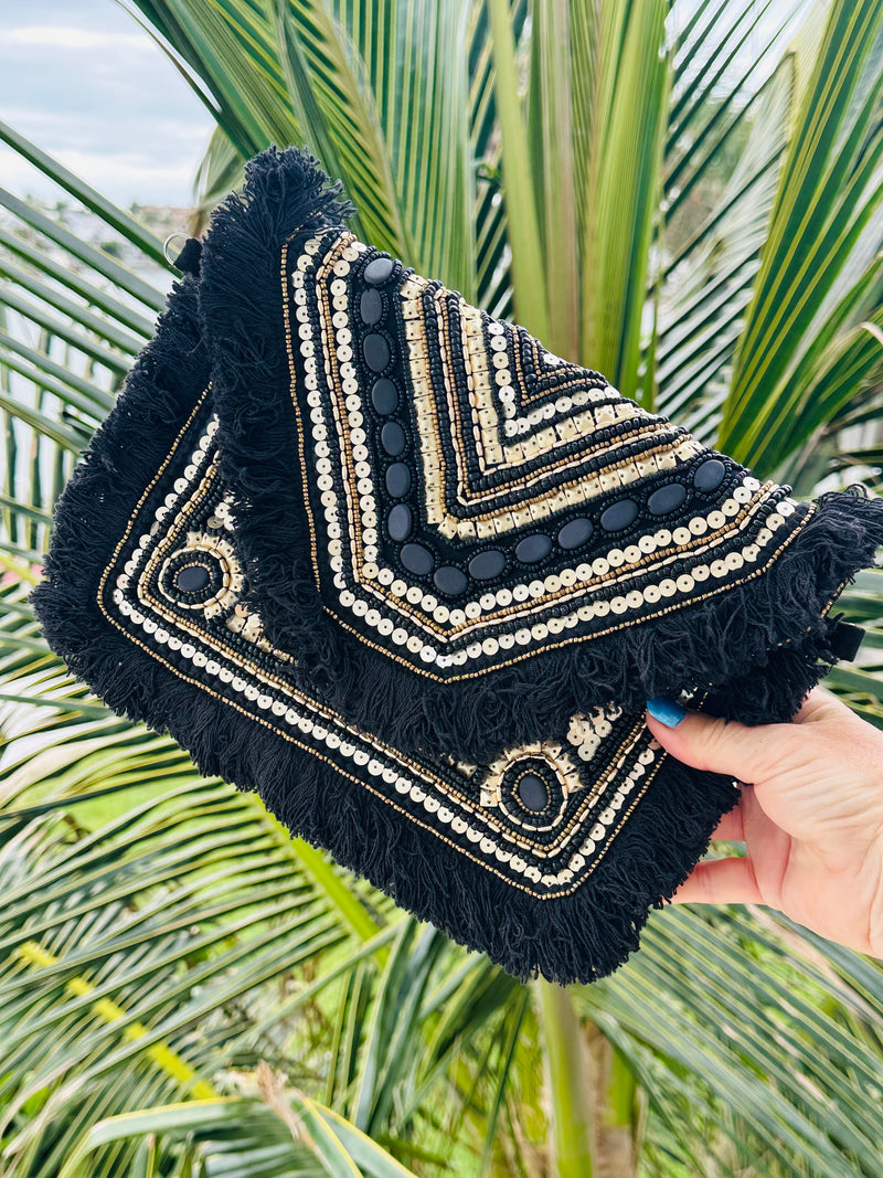 Bohemian Beaded Clutch