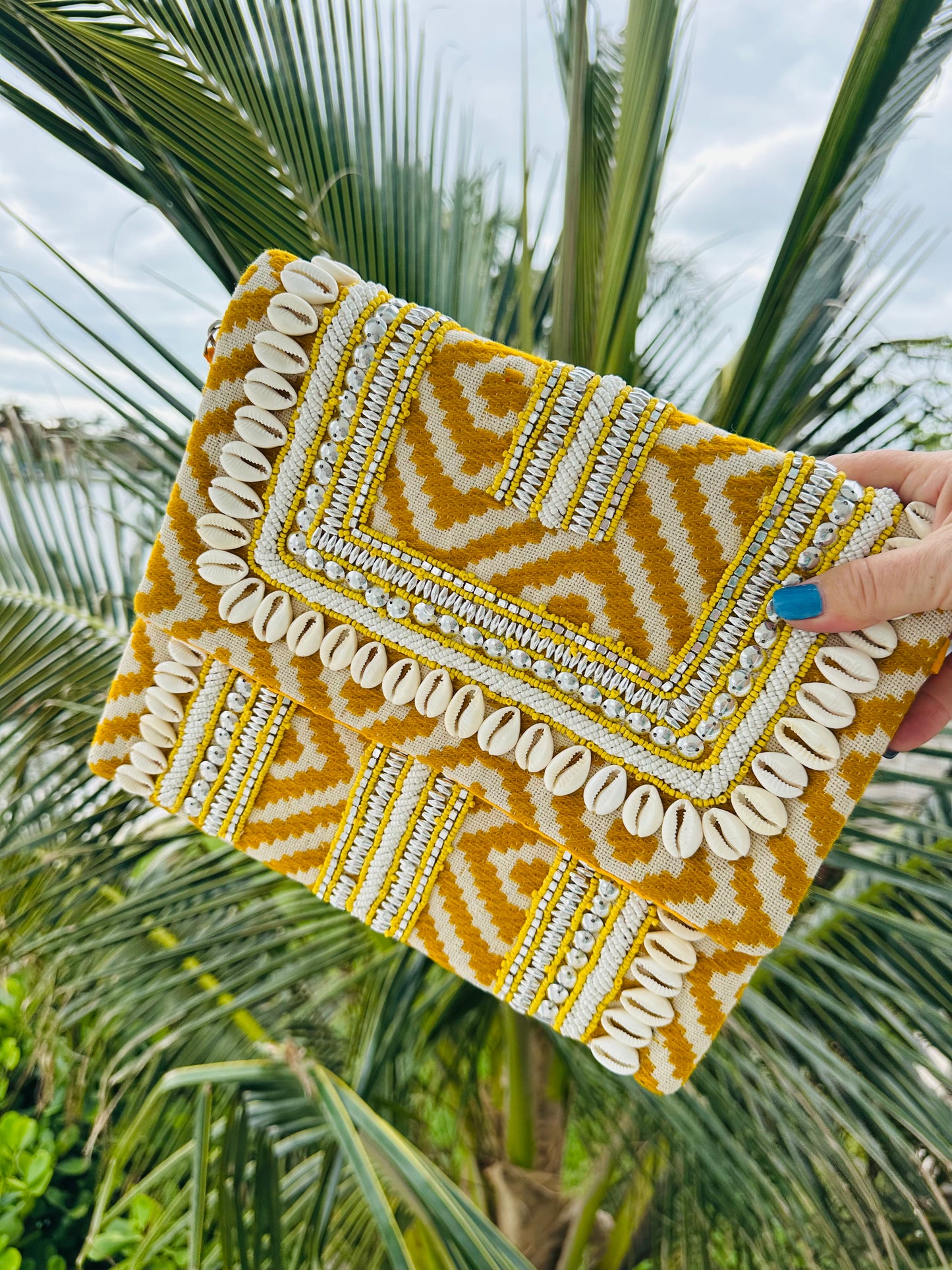 Bohemian Beaded Clutch