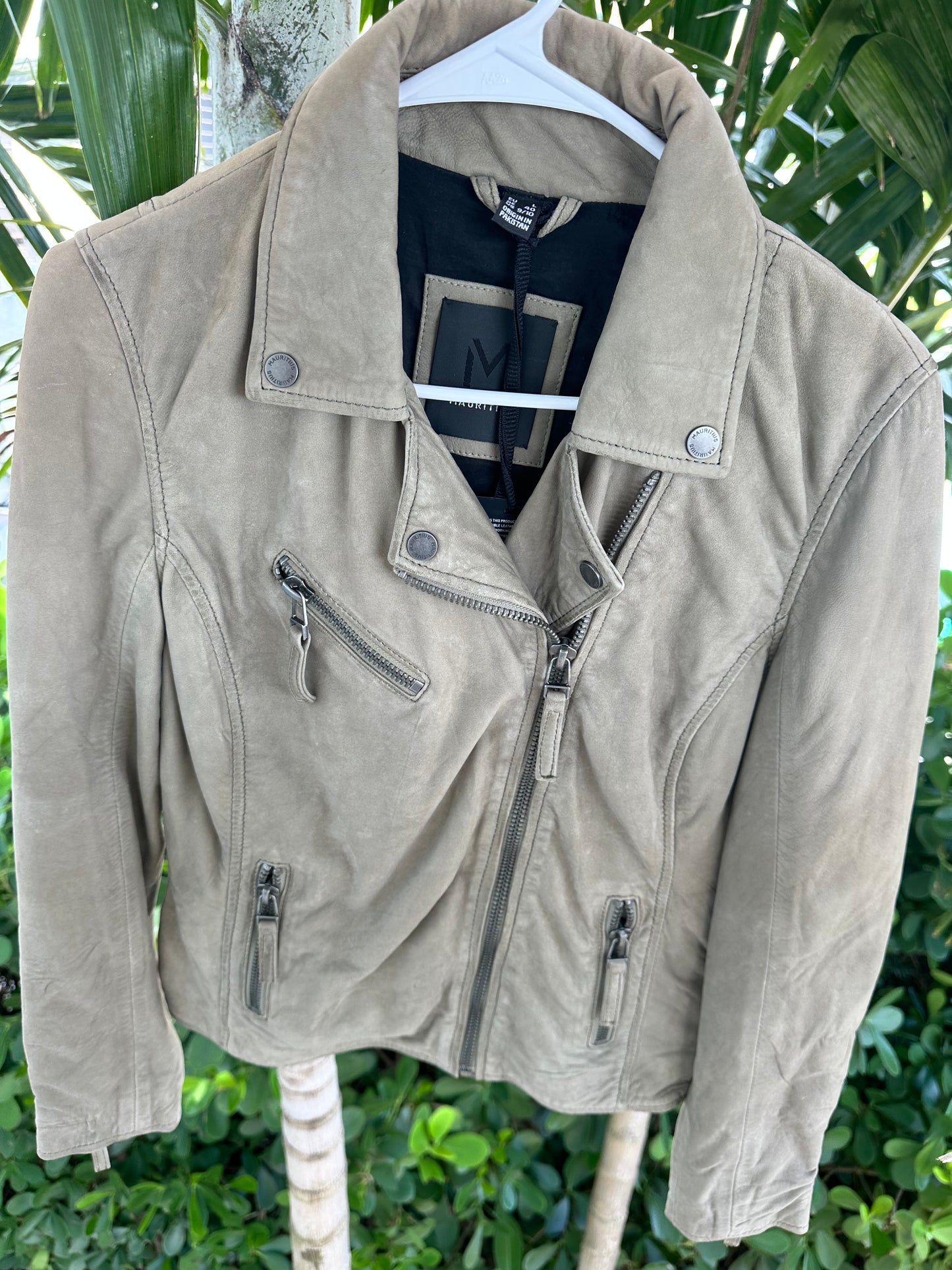 Suede Khaki Christy Leather