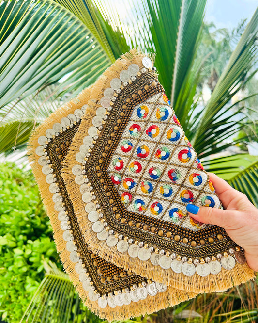 Bohemian Beaded Clutch