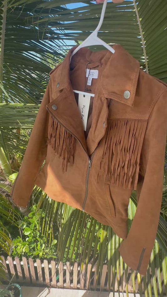 Lamb Suede Leather Jacket