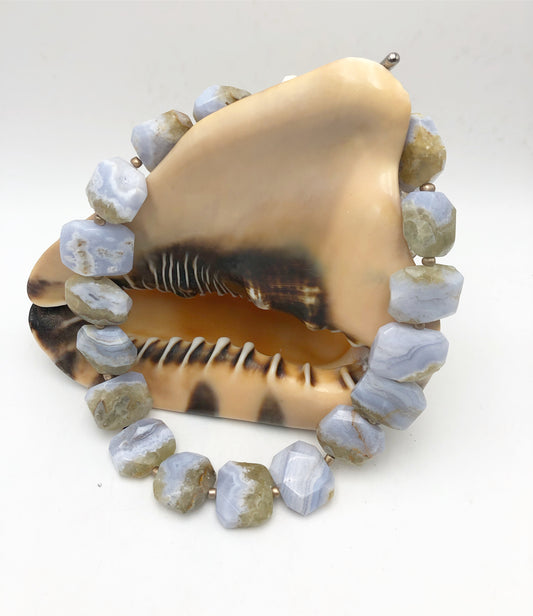 Blue Lace Agate 18”