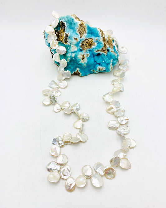 Keshi Fresh Water Pearls 33”