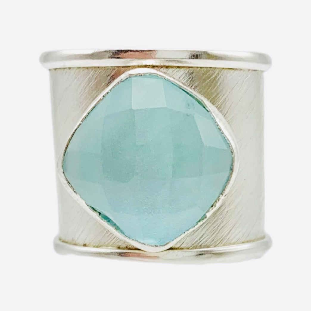 Topaz adjustable ring Sterling