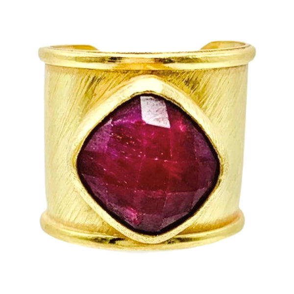 Ruby Adjustable Ring