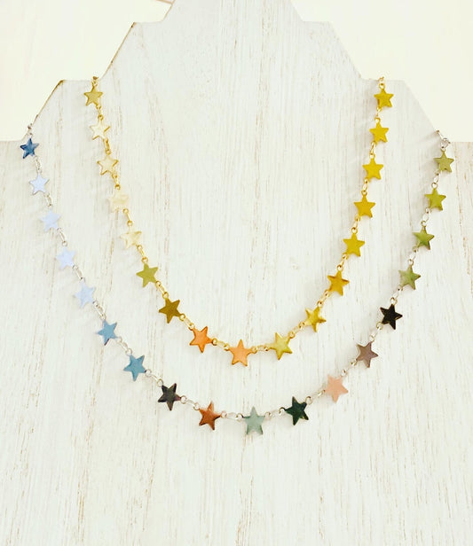 Stainless Steel Star Necklace